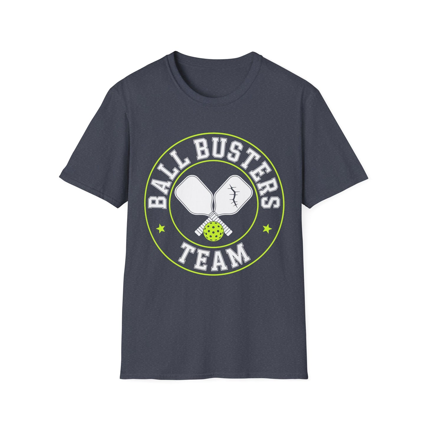 Pickleball "Ball Busters Team" T-Shirt — Funny Pickleball Crew Shirt