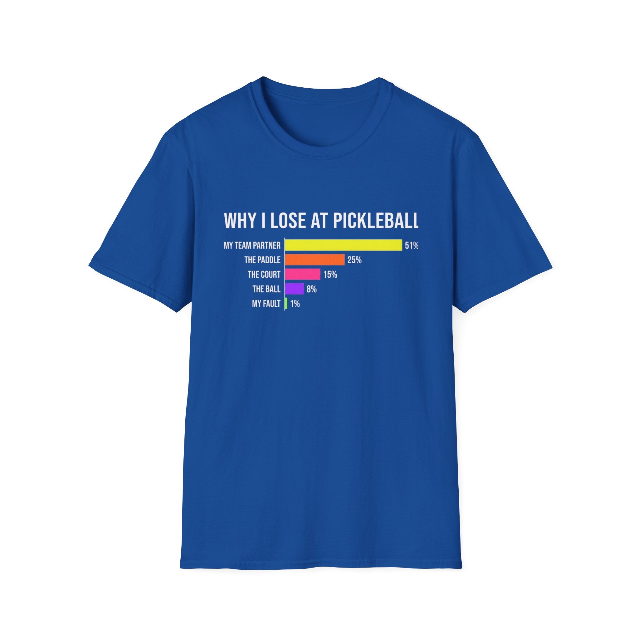 Why I Lose At Pickleball T‑Shirt