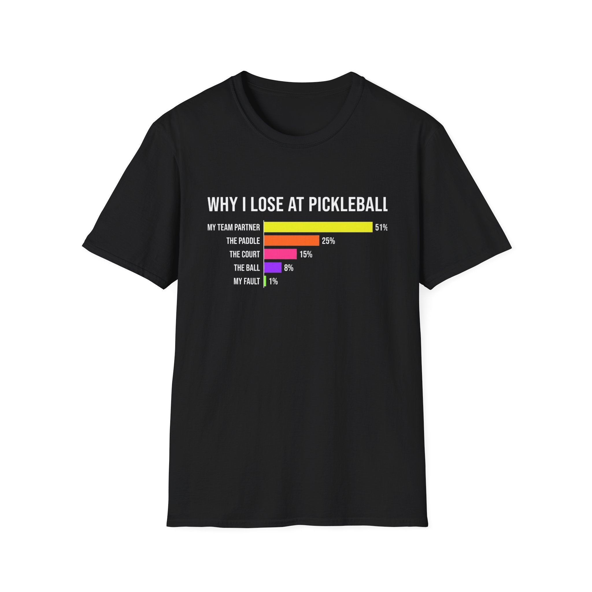 Why I Lose At Pickleball T‑Shirt